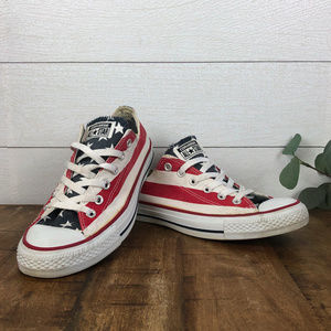 Converse All Stars Stars & Stripes Mens 7 Womens 9